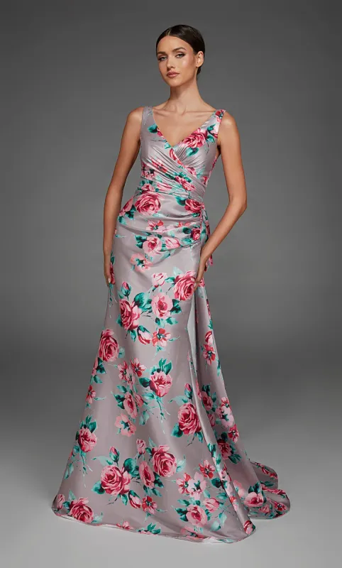ALYCE Paris 27917 Special Occasion V-neckline Sexy A Line Dress made by Alyce Paris