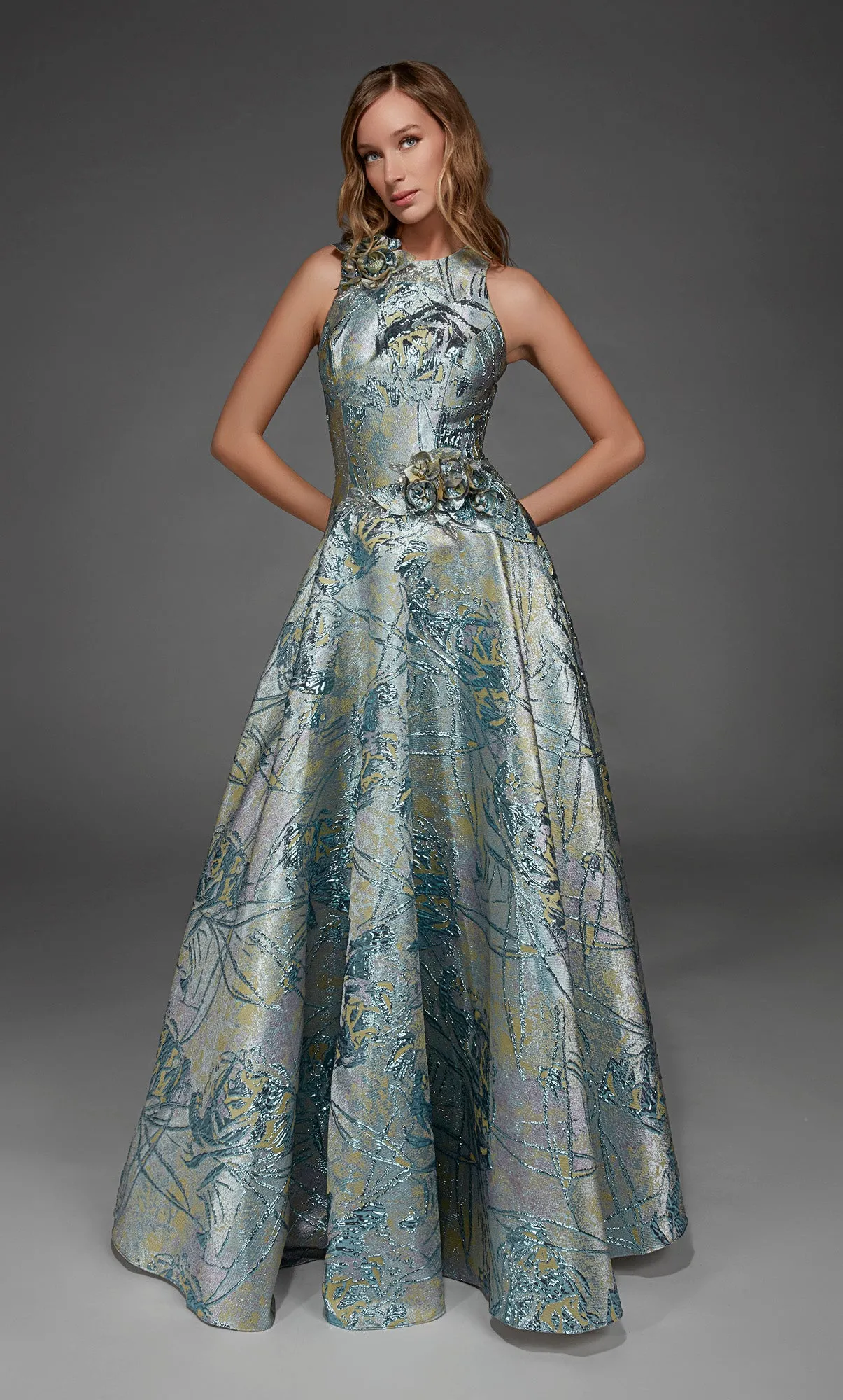 ALYCE Paris 55027 High Neckline Elegant A Line Dress sold by Alyce Paris product image thumbnail 4