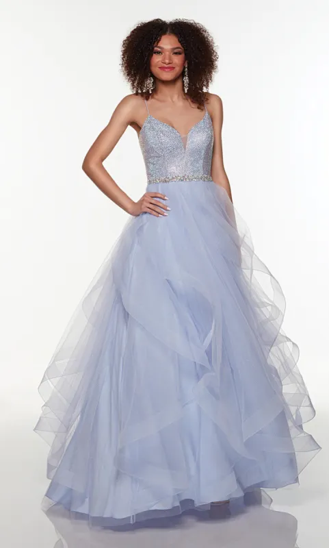Formal Dress: 61240. Long, Plunging Neckline, Ball Gown sold by Alyce Paris