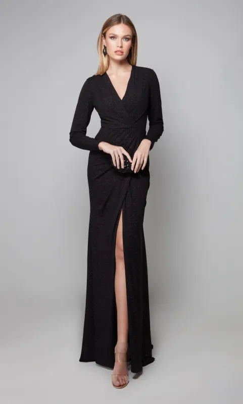 Formal Dress: 27626. Long, V-neck, Straight, Closed Back sold by Alyce Paris