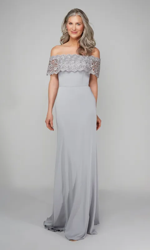 Formal Dress: 27609. Long, Off The Shoulder, Straight sold by Alyce Paris
