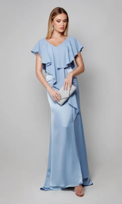 Formal Dress: 27604. Long, V-neck, Straight, Closed Back sold by Alyce Paris