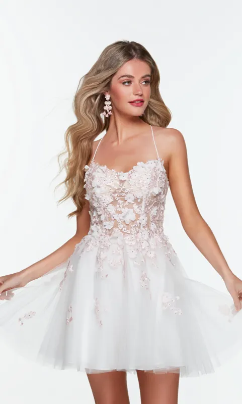 Formal Dress: 3102. Short, Sweetheart Neckline, Fit N Flare sold by Alyce Paris