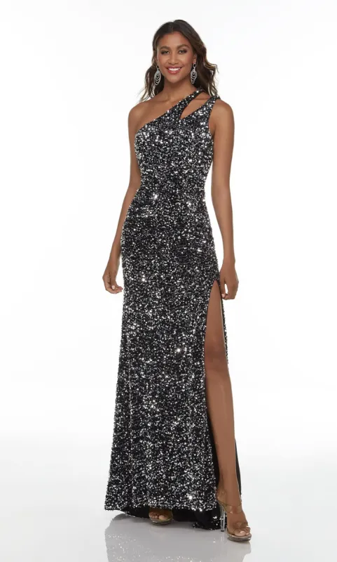 Formal Dress: 61183. Long Trendy Dresses, One Shoulder, Straight sold by Alyce Paris