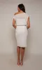 ALYCE Paris 70046 Bridal One Shoulder Shimmery/sparkly High-low Dress sold by Alyce Paris