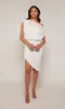 ALYCE Paris 70046 Bridal One Shoulder Shimmery/sparkly High-low Dress sold by Alyce Paris