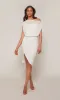 ALYCE Paris 70046 Bridal One Shoulder Shimmery/sparkly High-low Dress sold by Alyce Paris