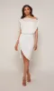 ALYCE Paris 70046 Bridal One Shoulder Shimmery/sparkly High-low Dress sold by Alyce Paris
