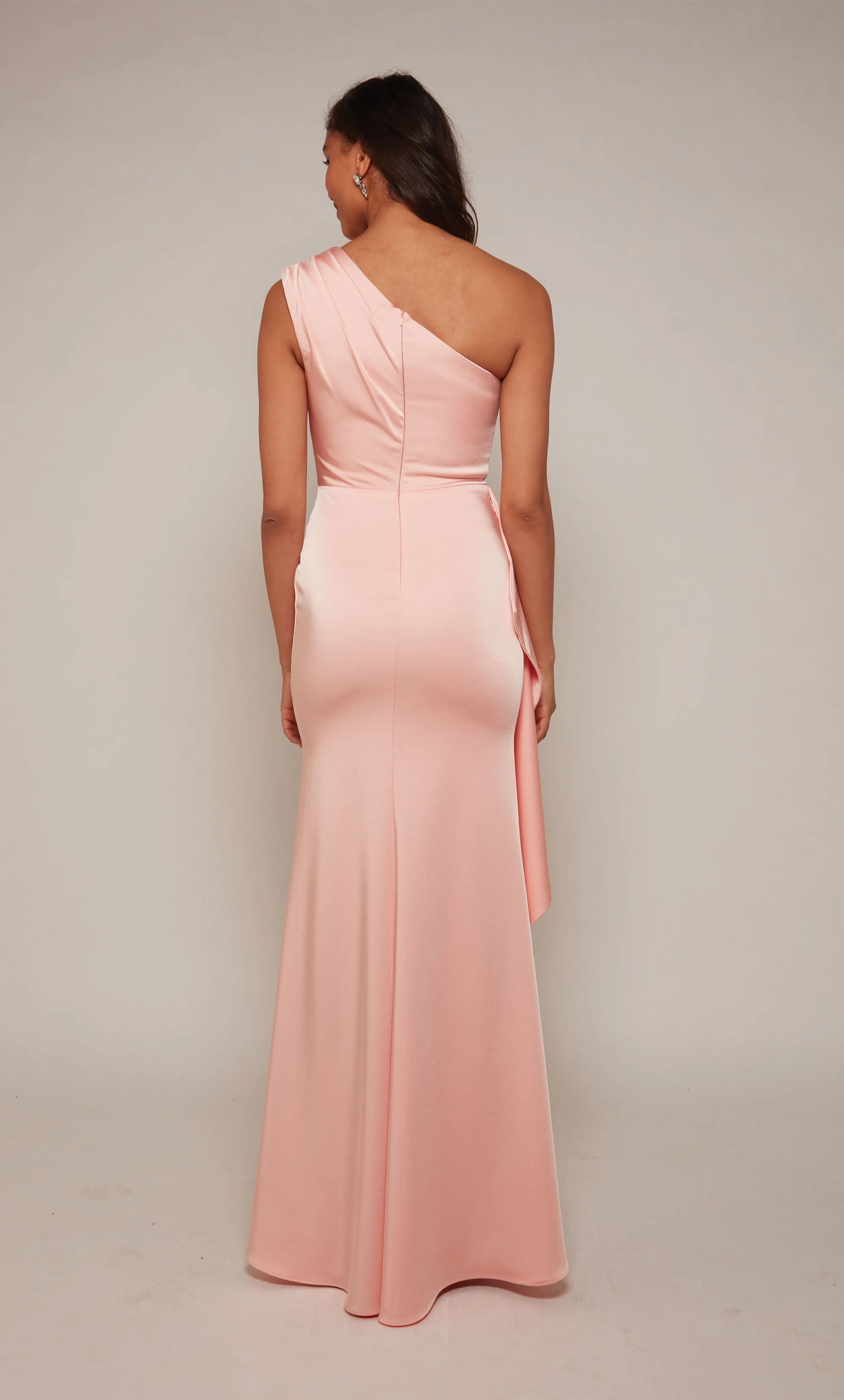 ALYCE Paris 27624 Special Occasion One Shoulder Neckline Ruched/draped Straight Dress sold by Alyce Paris product image thumbnail 5