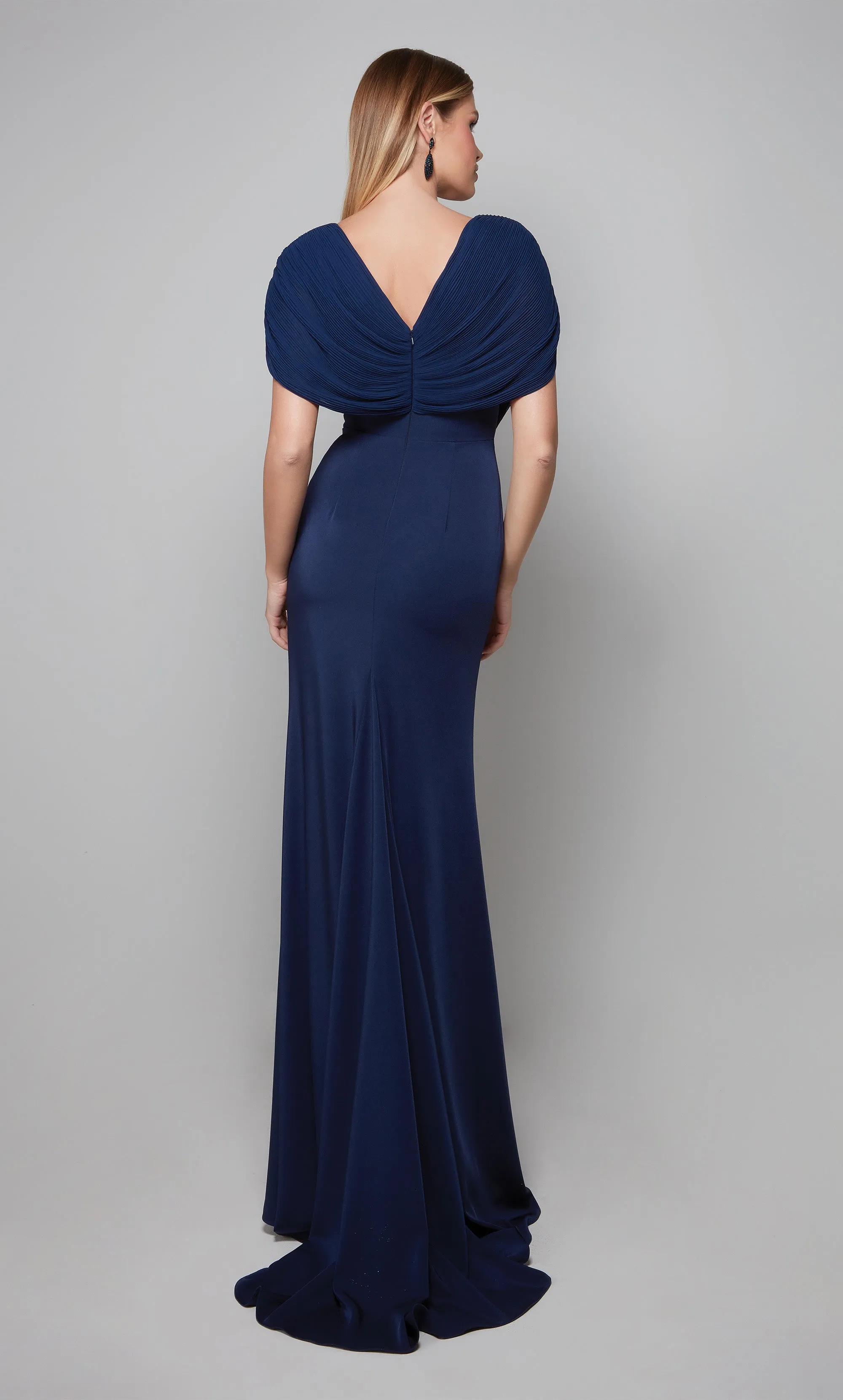 ALYCE Paris 27591 Special Occasion V-neckline Chic Straight Dress sold by Alyce Paris product image thumbnail 2