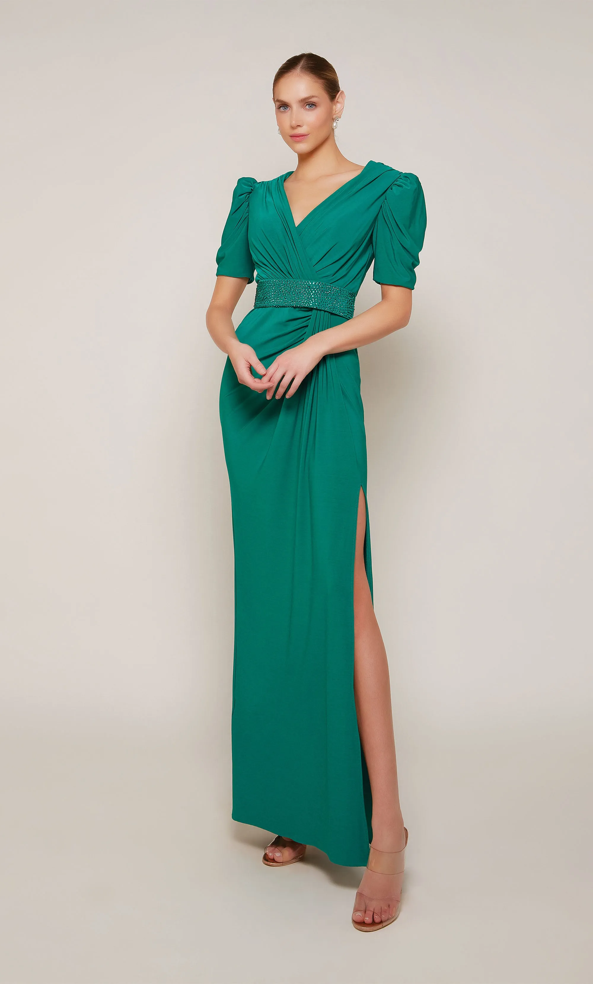 ALYCE Paris 27690 Special Occasion V-neckline Modest Straight Dress sold by Alyce Paris product image thumbnail 3