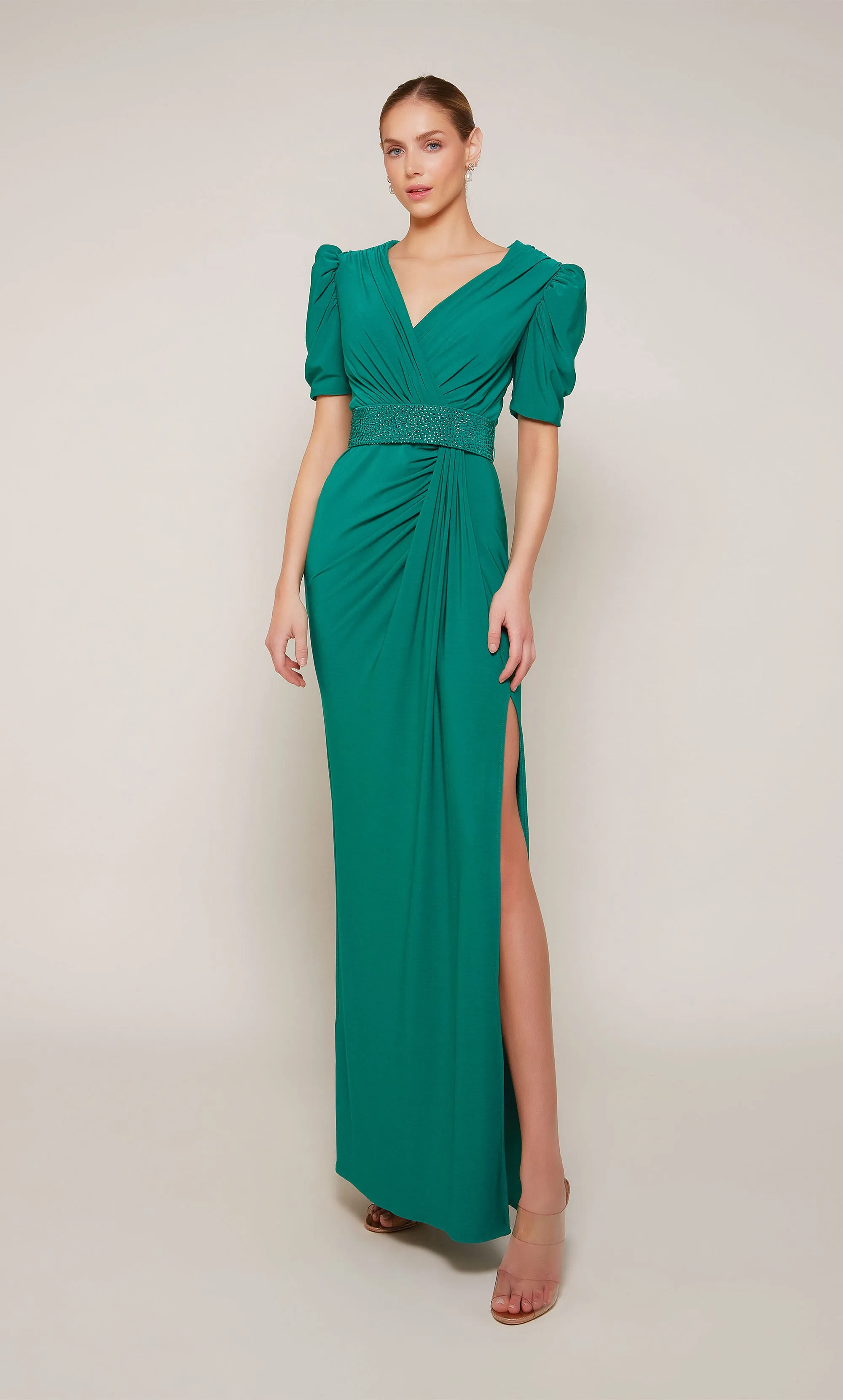 ALYCE Paris 27690 Special Occasion V-neckline Modest Straight Dress sold by Alyce Paris