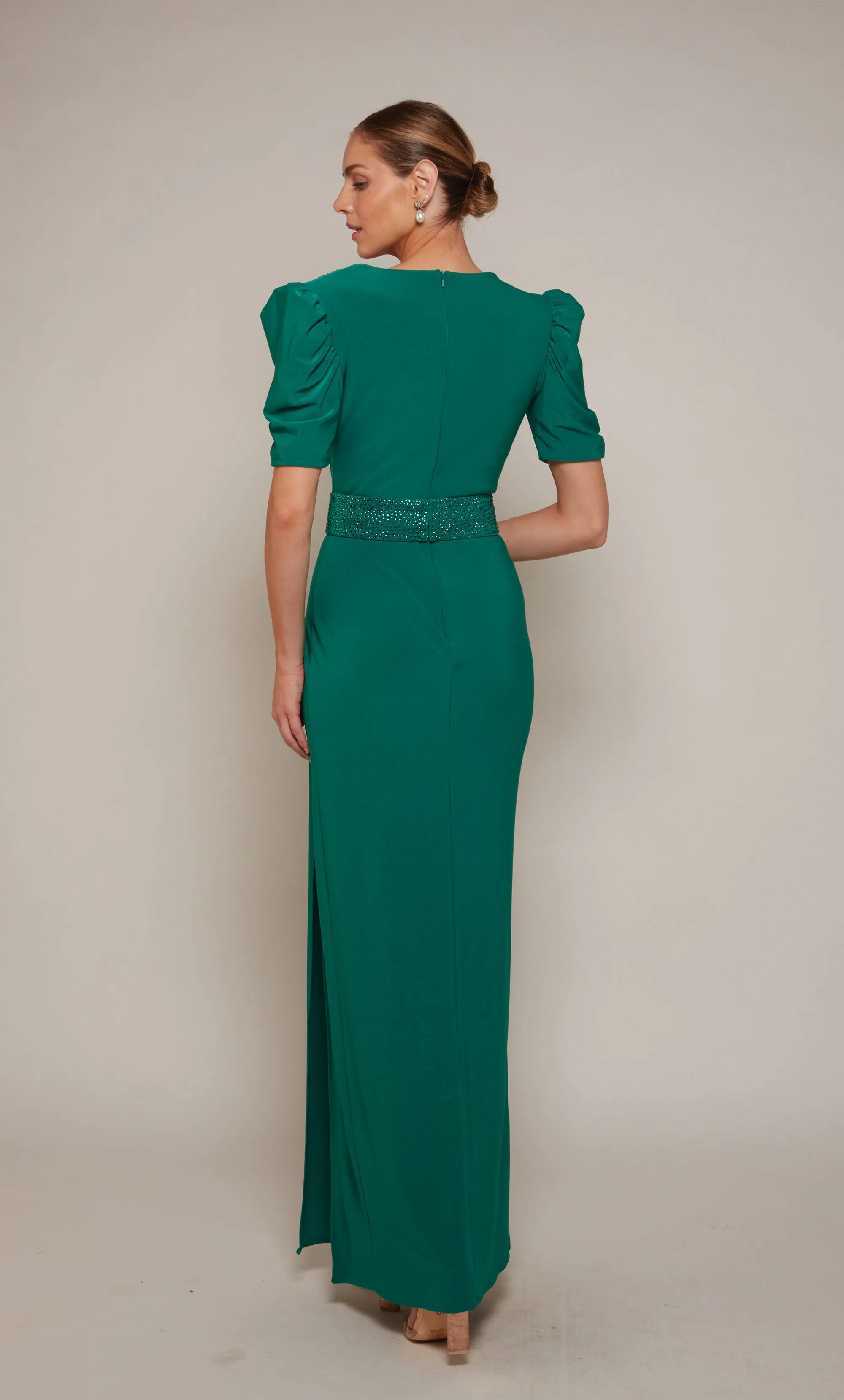 ALYCE Paris 27690 Special Occasion V-neckline Modest Straight Dress sold by Alyce Paris product image thumbnail 2