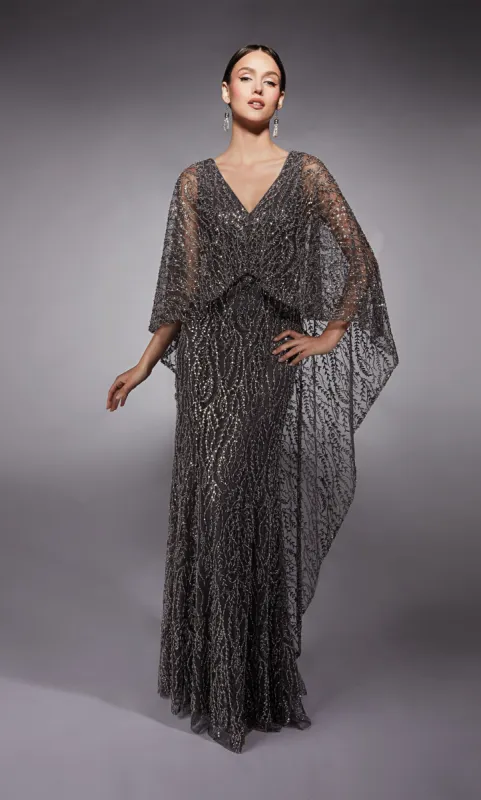 Formal Dress: 27775. Long, V-neck, Straight, V Shaped Back sold by Alyce Paris