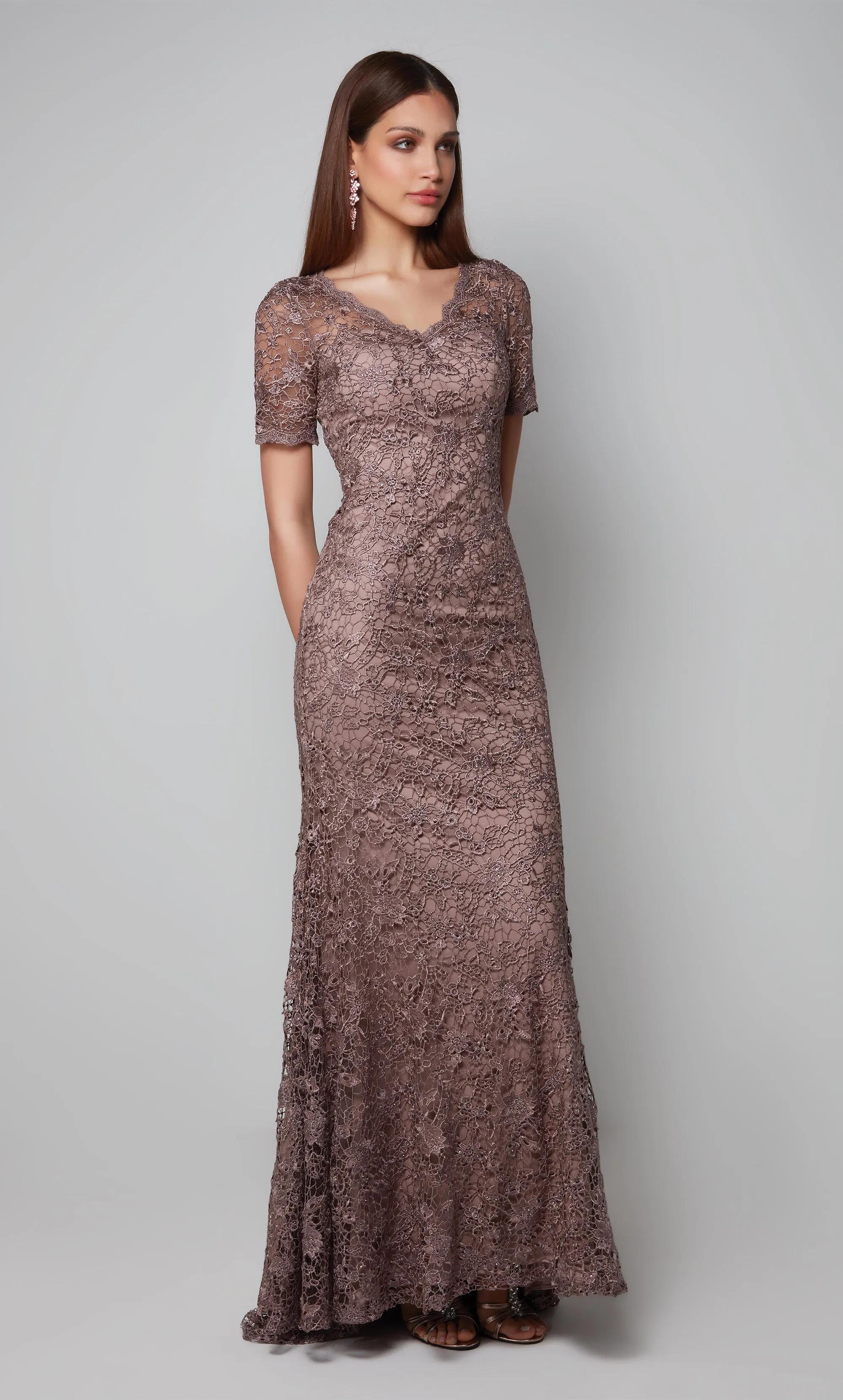 ALYCE Paris 27561 Special Occasion V-neckline Chic Straight Dress sold by Alyce Paris product image thumbnail 3