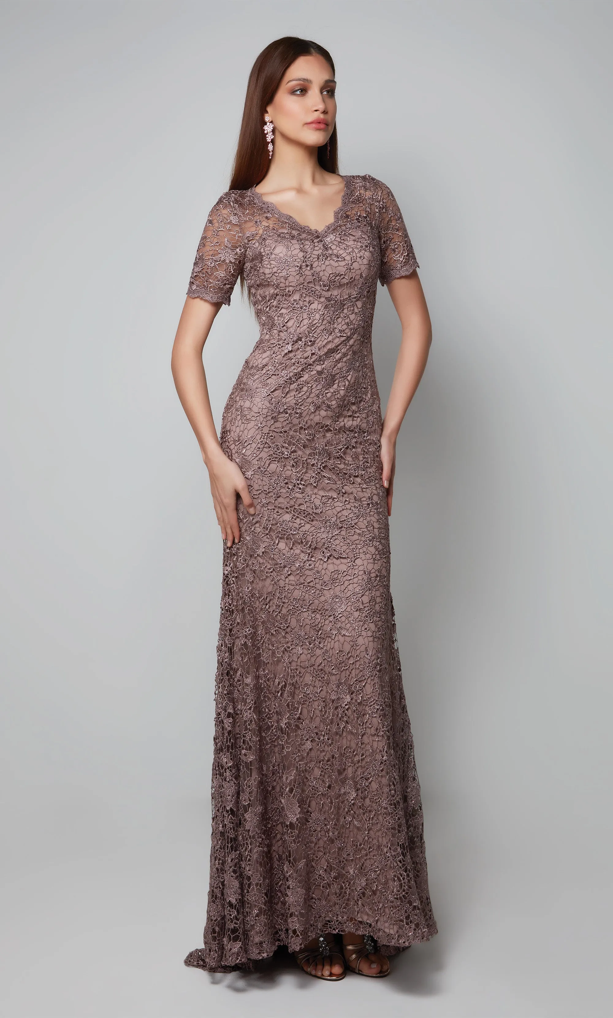 ALYCE Paris 27561 Special Occasion V-neckline Chic Straight Dress sold by Alyce Paris