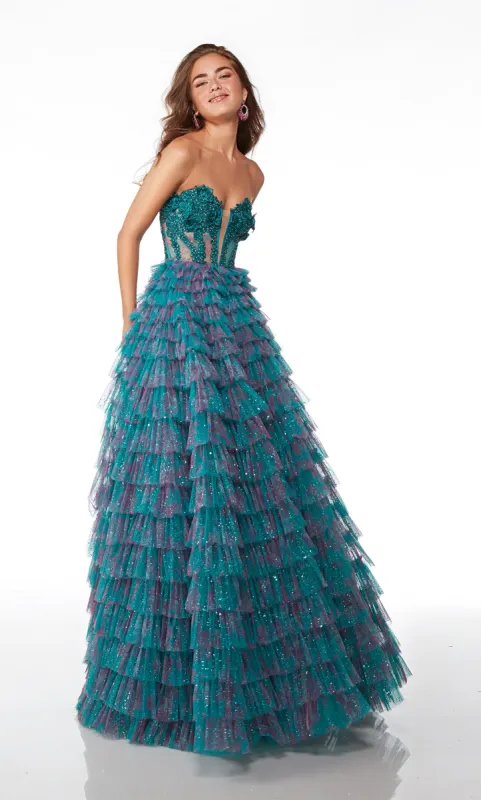 Formal Dress: 61535. Long, Strapless Neckline, Ballgown sold by Alyce Paris