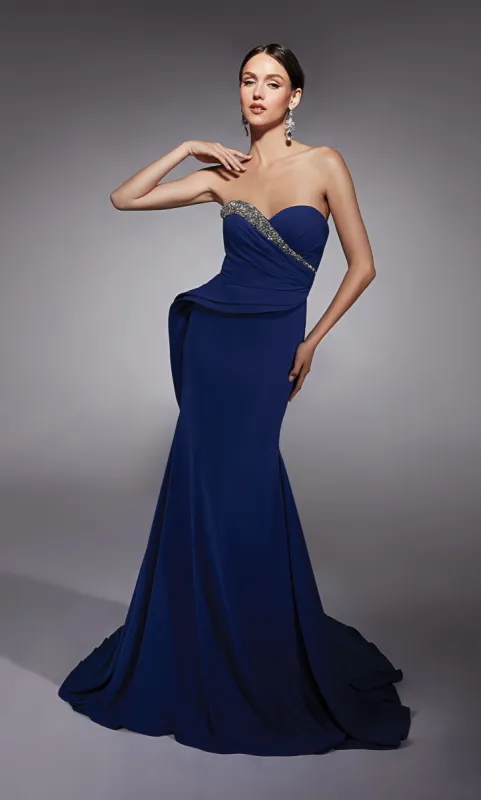 ALYCE Paris 27739 Special Occasion Strapless Chic Mermaid Dress sold by Alyce Paris