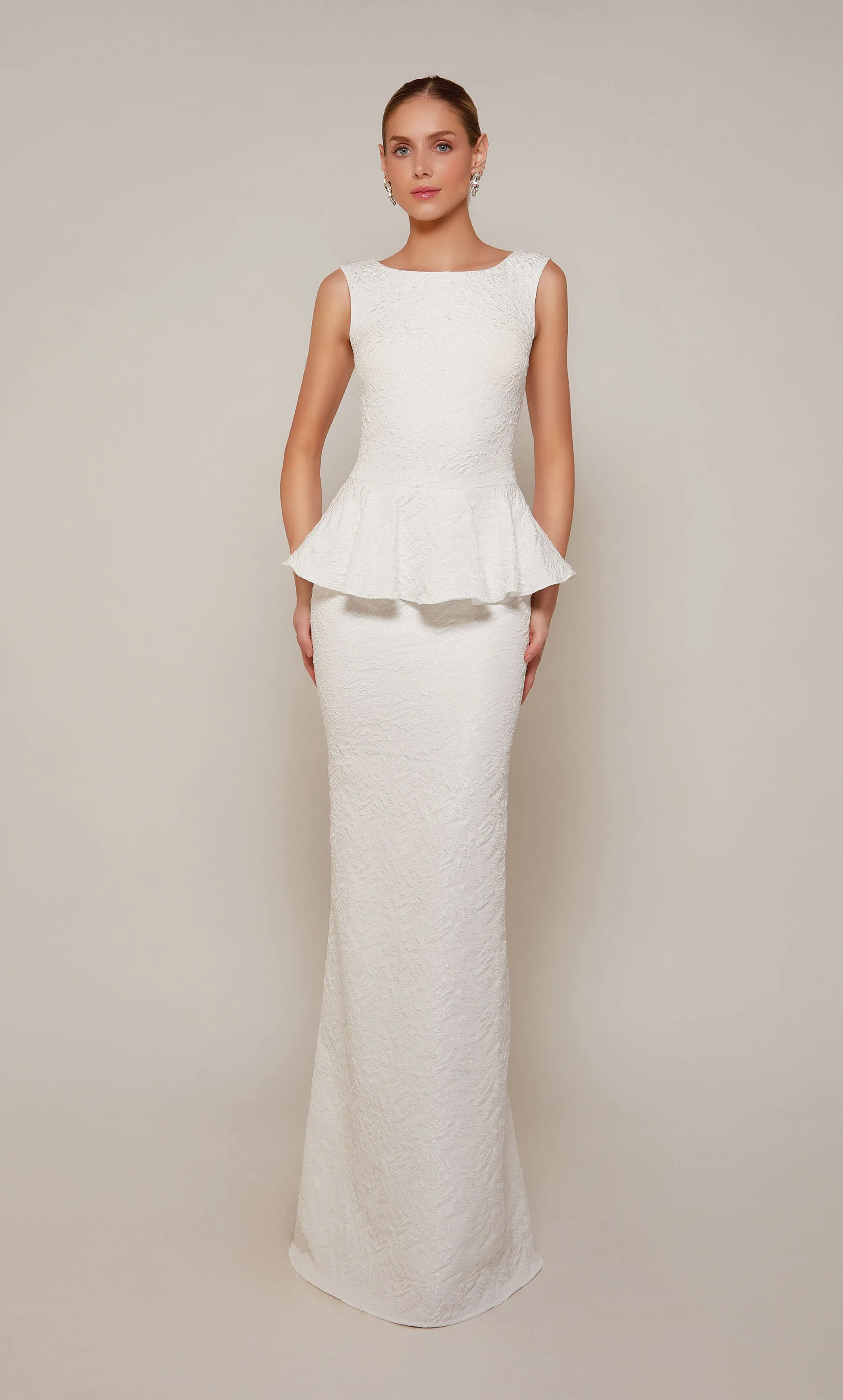 ALYCE Paris 27579 Special Occasion Scoop Neckline Chic Straight Dress sold by Alyce Paris product image thumbnail 4