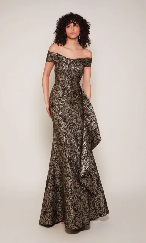 ALYCE Paris 27667 Special Occasion Off The Shoulder Ruffles Mermaid Dress sold by Alyce Paris