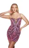 ALYCE Paris 4840 Homecoming Short Plunging Sexy Straight Dress sold by Alyce Paris