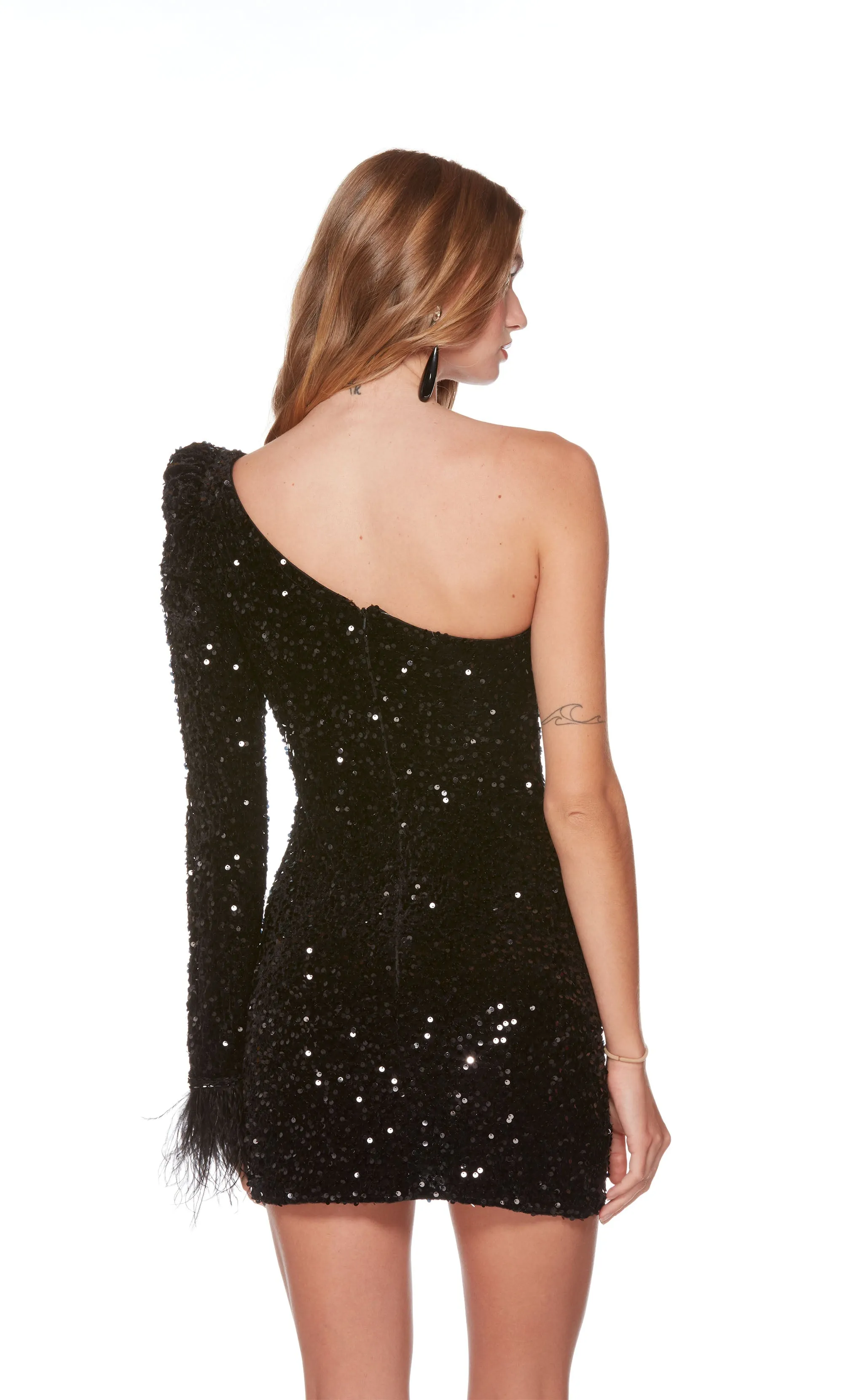 ALYCE Paris 4793 Homecoming Short One Shoulder Embellished Dress sold by Alyce Paris product image thumbnail 2