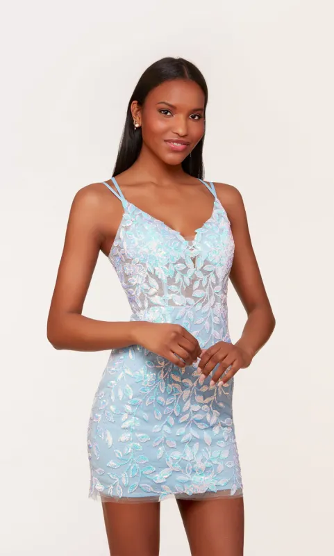 Formal Dress: 4763. Short, Plunging Neckline, Straight sold by Alyce Paris