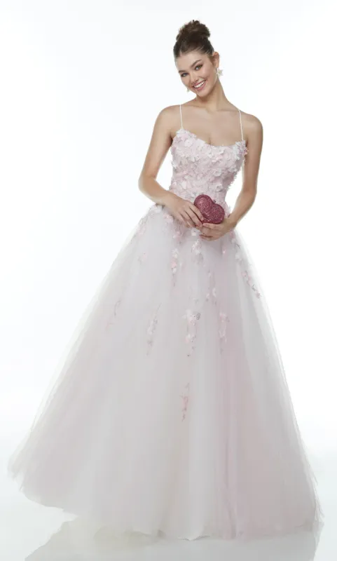 Formal Dress: 61082. Long Princess Dress, Scoop Neck, Ballgown sold by Alyce Paris