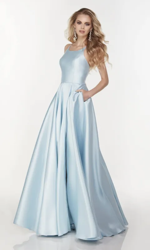 Formal Dress: 1734. Long Dress With Pockets, Scoop Neck, A-line sold by Alyce Paris