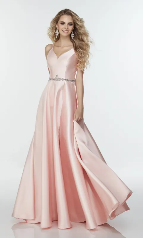 Formal Dress: 1710. Long Formal Dress, Sweetheart Neckline, A-line sold by Alyce Paris