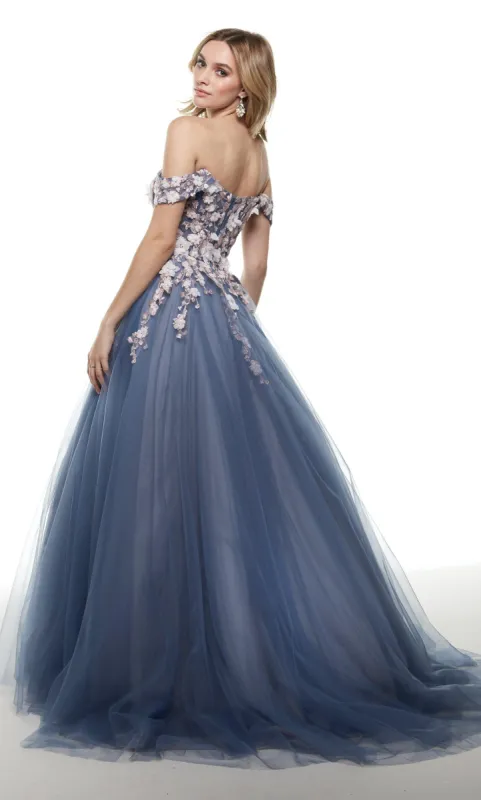 Formal Dress: 61017. Long Prom Dresses, Off The Shoulder, Ball Gown sold by Alyce Paris