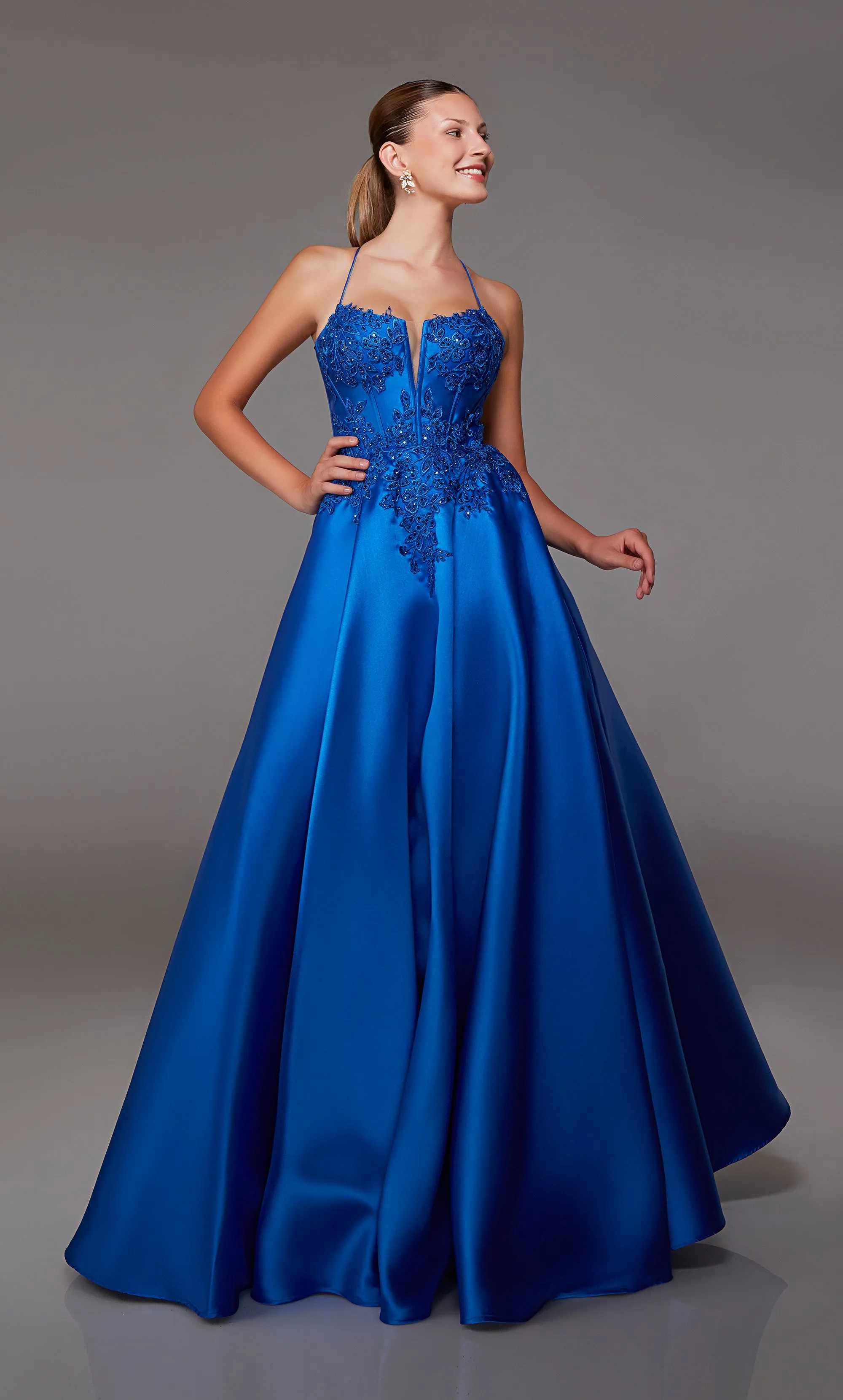 Formal Dress: 1817. Long, Plunging Neckline, Ballgown sold by Alyce Paris product image thumbnail 3