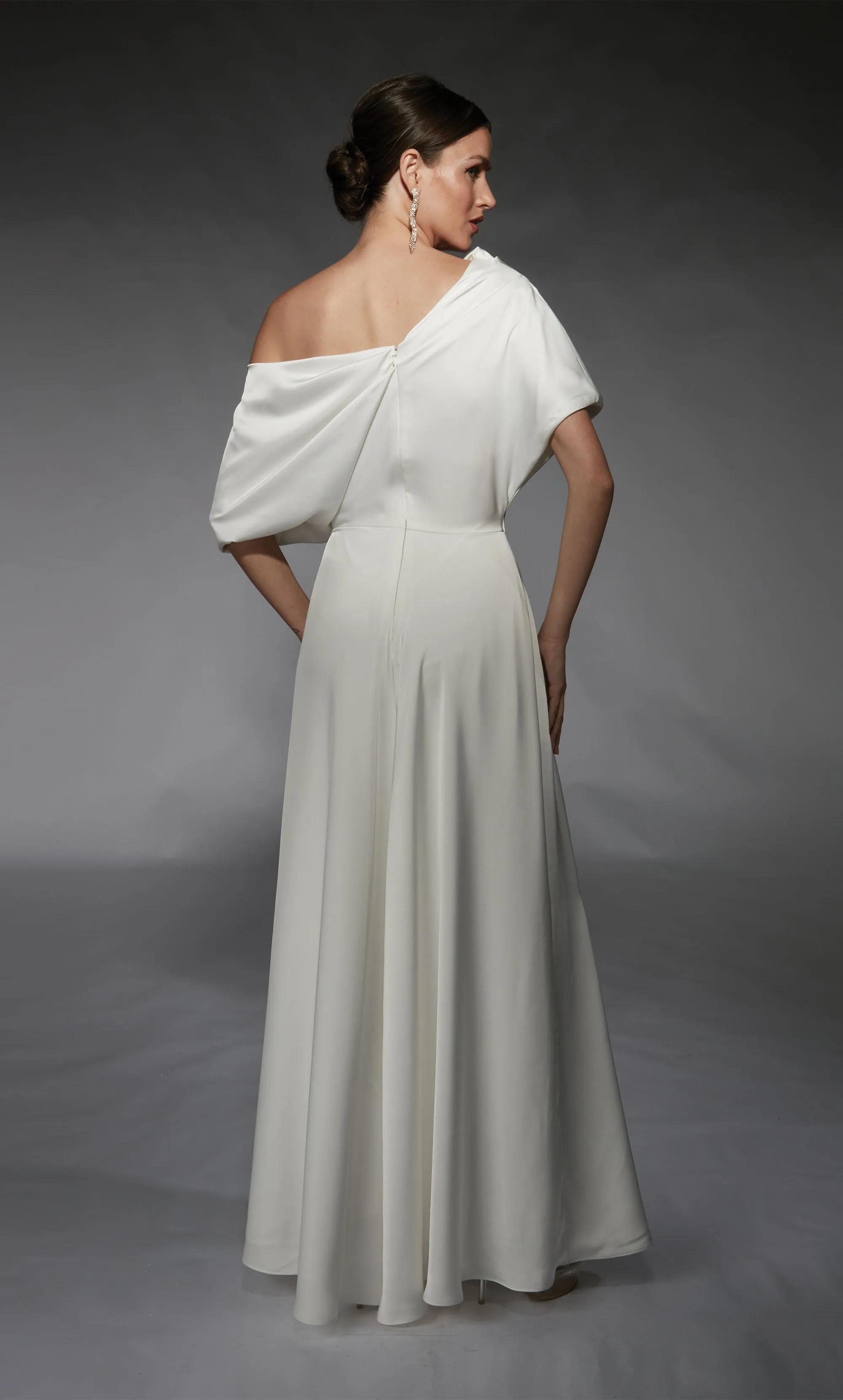 ALYCE Paris 70072 Bridal One Shoulder Neckline Elegant Jumpsuit Dress sold by Alyce Paris product image thumbnail 4
