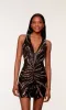 Formal Dress: 4655. Short, Halter Neckline, Straight, Open Back sold by Alyce Paris