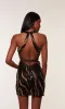 Formal Dress: 4655. Short, Halter Neckline, Straight, Open Back sold by Alyce Paris