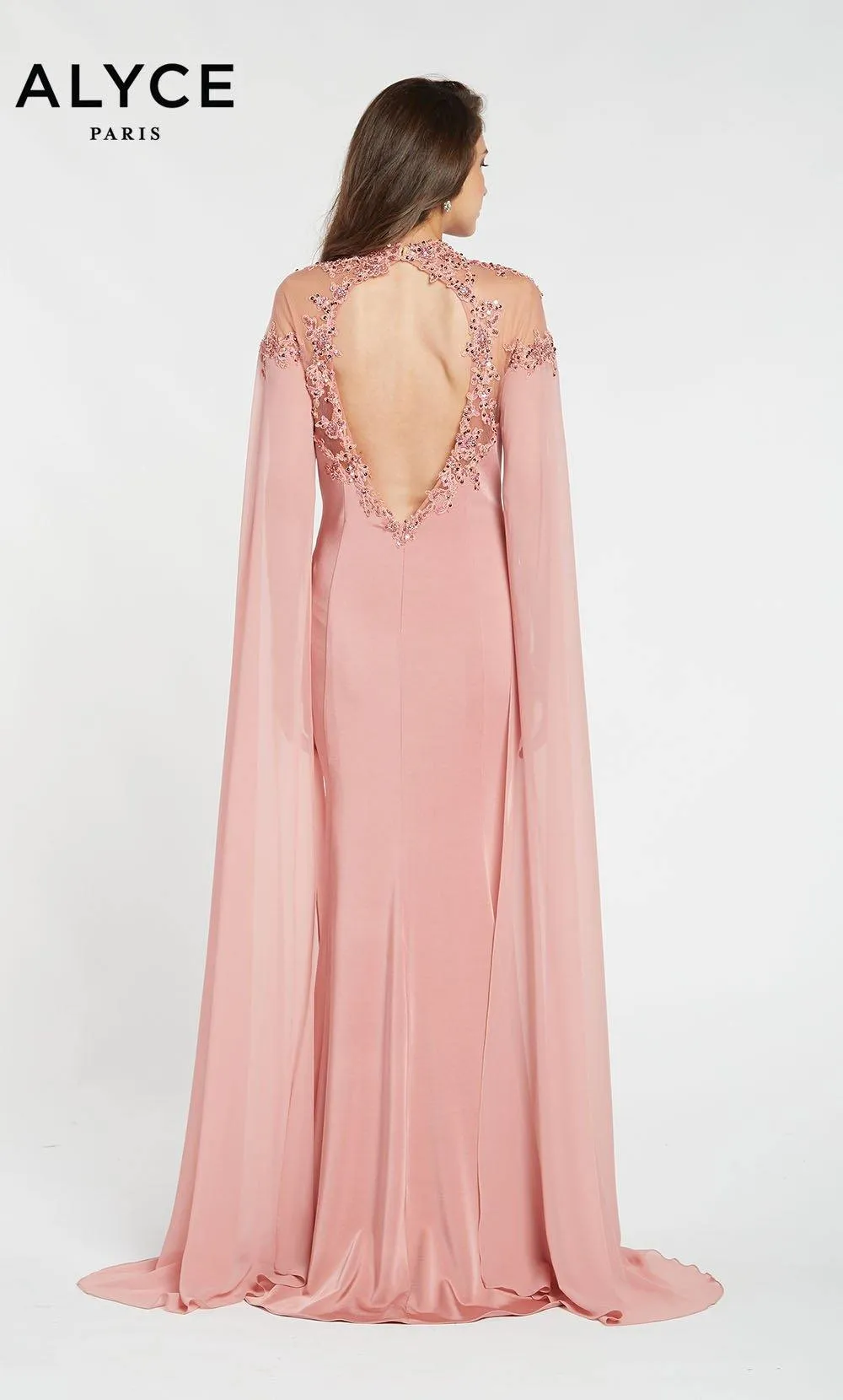 ALYCE Paris 27173 Special Occasion V-neck Chic Straight Dress sold by Alyce Paris product image thumbnail 4