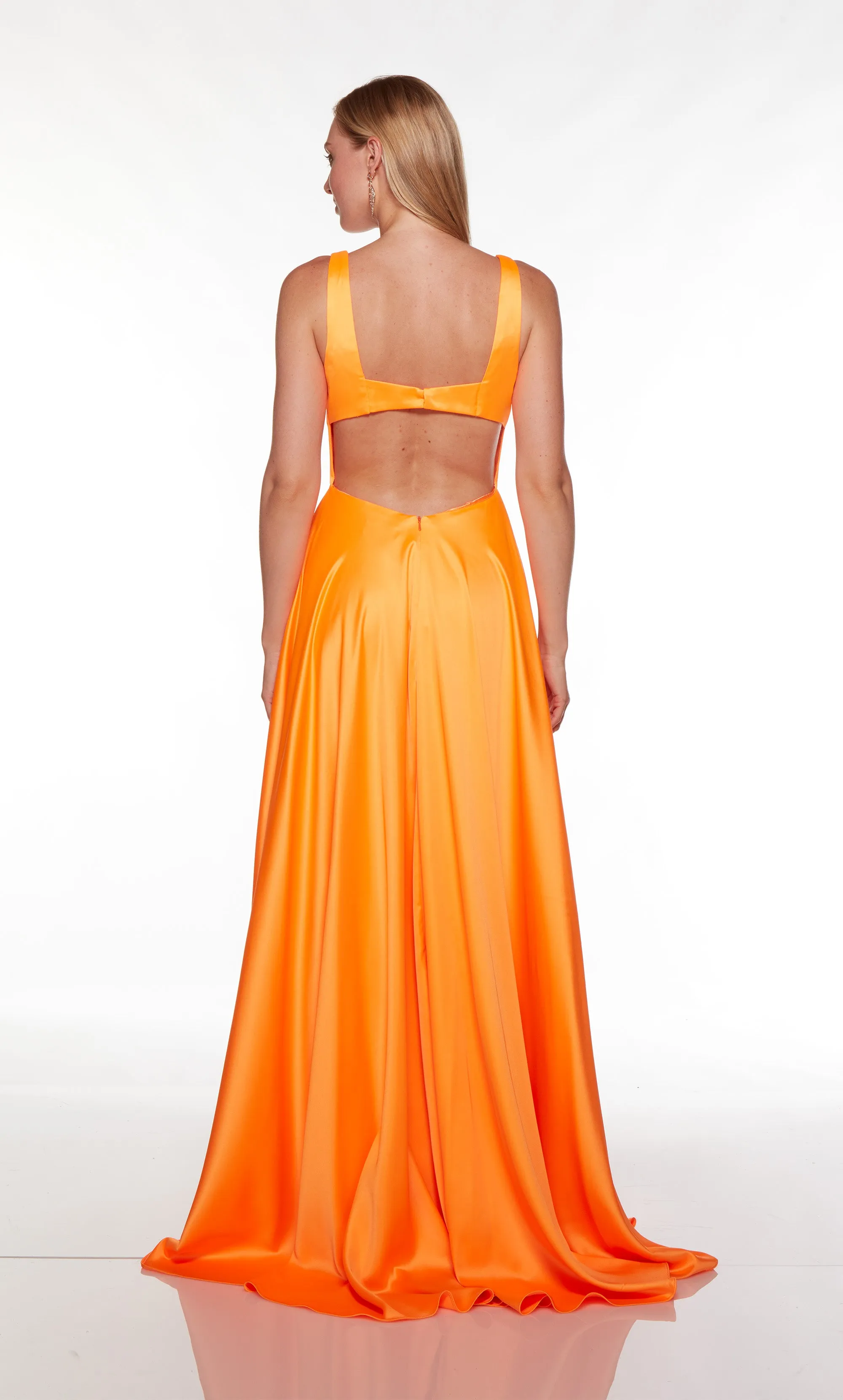 Formal Dress: 1756. Long, Plunging Neckline, A-line, Cutout Back sold by Alyce Paris product image thumbnail 2
