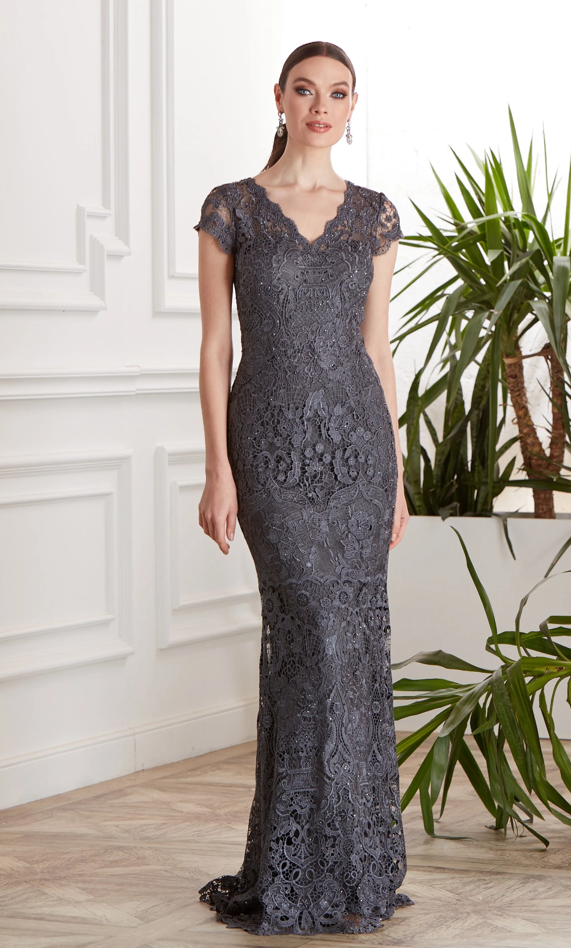 ALYCE Paris 27478 Special Occasion V-neckline Chic Straight Dress sold by Alyce Paris product image thumbnail 2