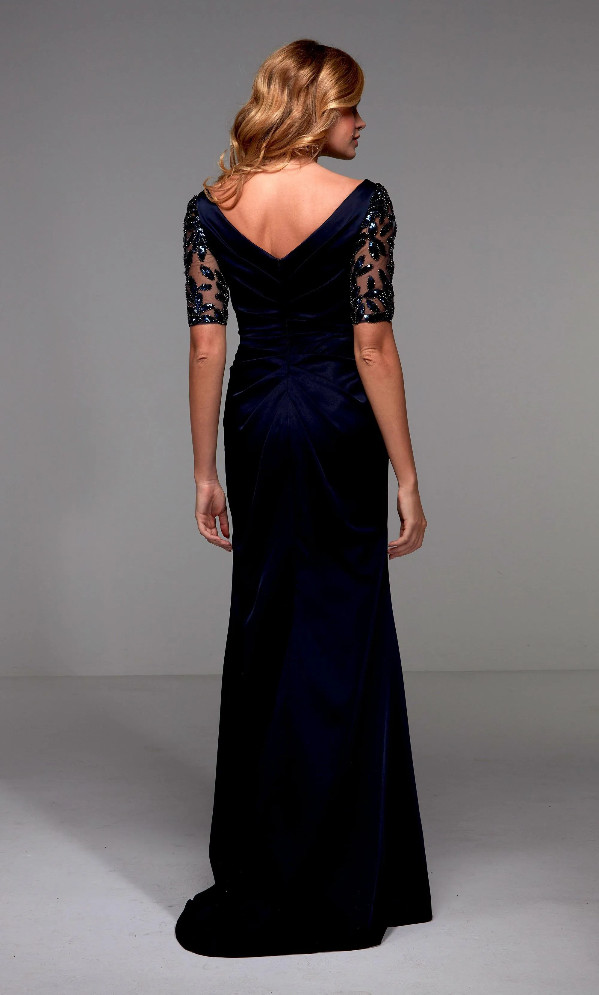 ALYCE Paris 27498 Special Occasion V-neckline Embellished Straight Dress sold by Alyce Paris product image thumbnail 2
