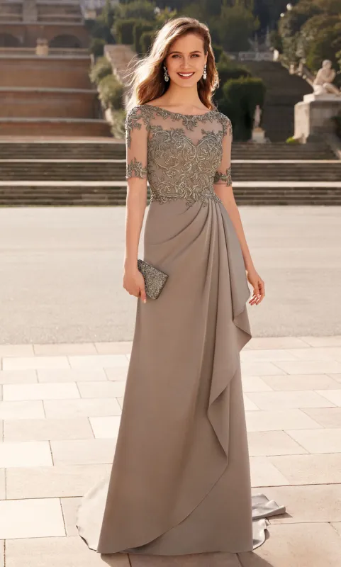 ALYCE Paris 27477 Special Occasion Illusion Elegant Straight Dress sold by Alyce Paris