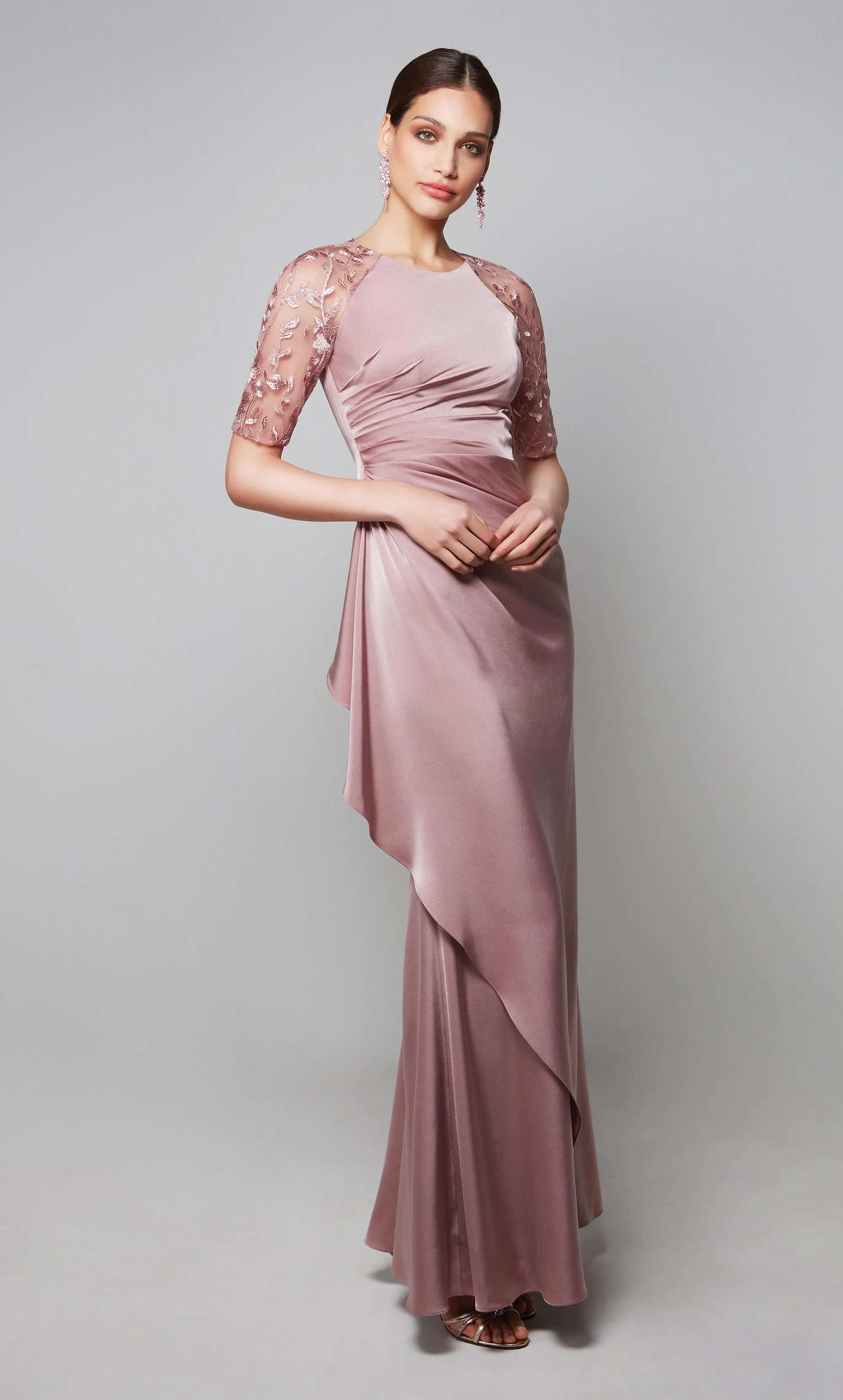 ALYCE Paris 27601 Special Occasion Scoop Neckline Modest Straight Dress sold by Alyce Paris product image thumbnail 3