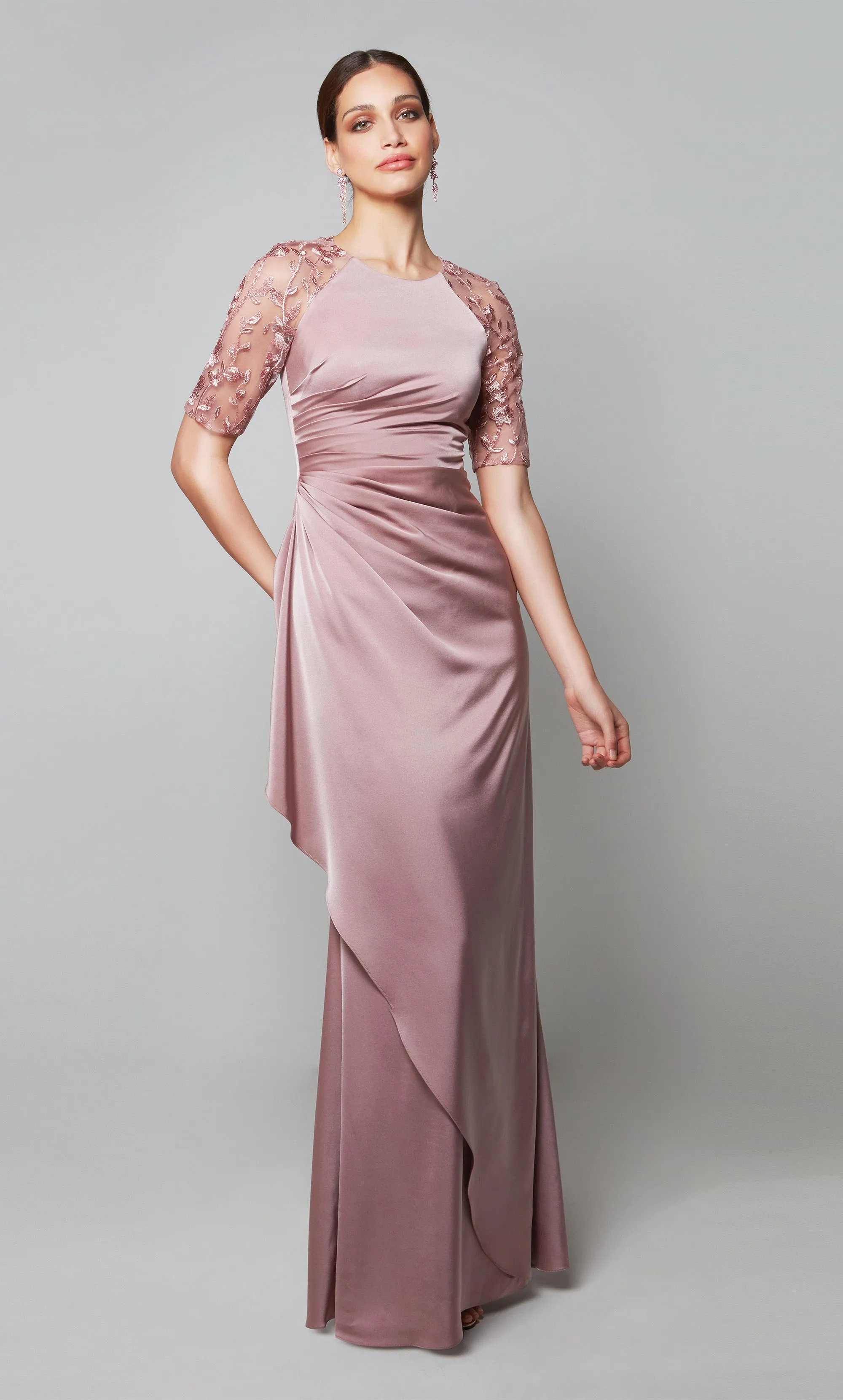 ALYCE Paris 27601 Special Occasion Scoop Neckline Modest Straight Dress sold by Alyce Paris product image thumbnail 4