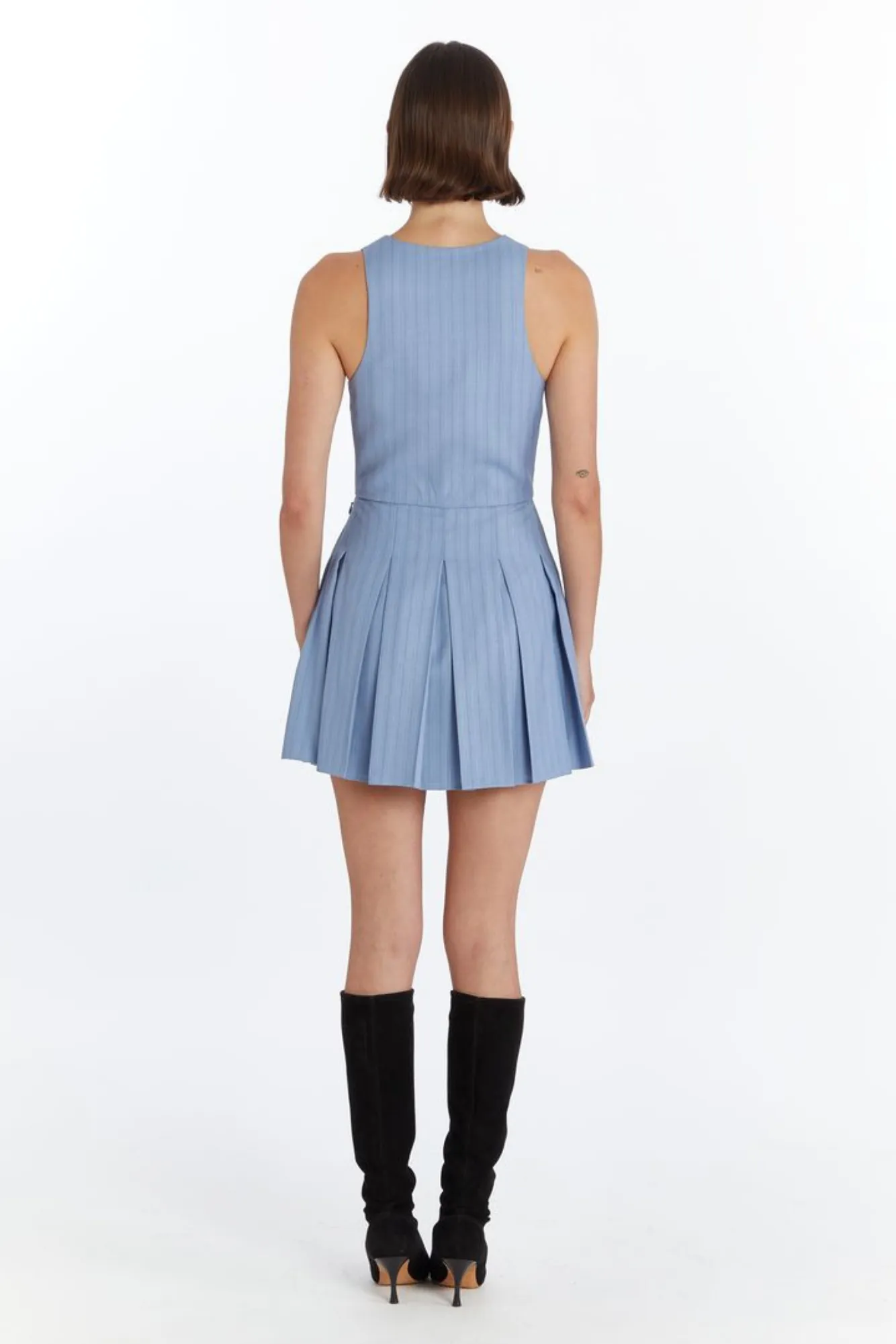 Niall Skort Romper sold by Amanda Uprichard product image thumbnail 4