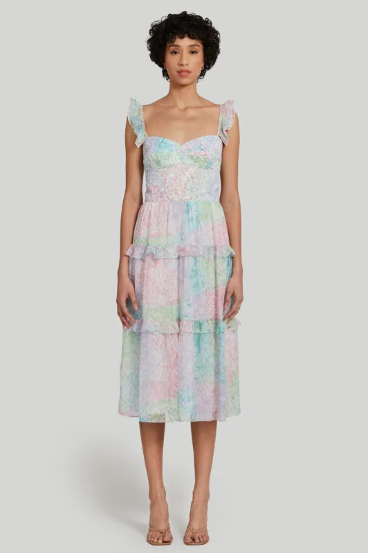 Coralie Dress in Lilith Print sold by Amanda Uprichard