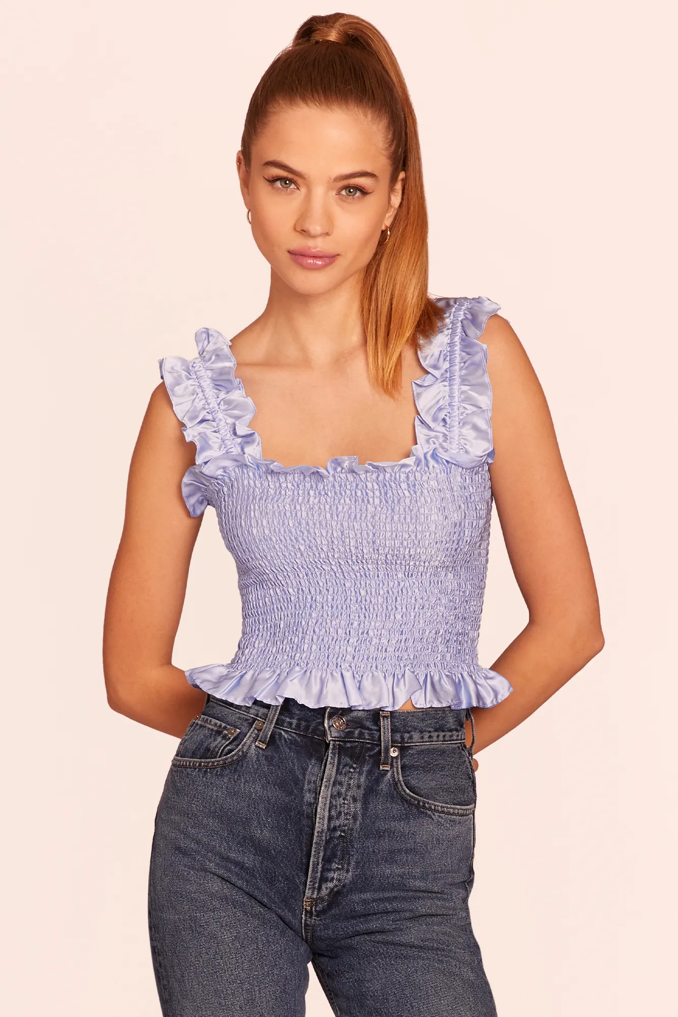 Adelene Silk Top sold by Amanda Uprichard product image thumbnail 5