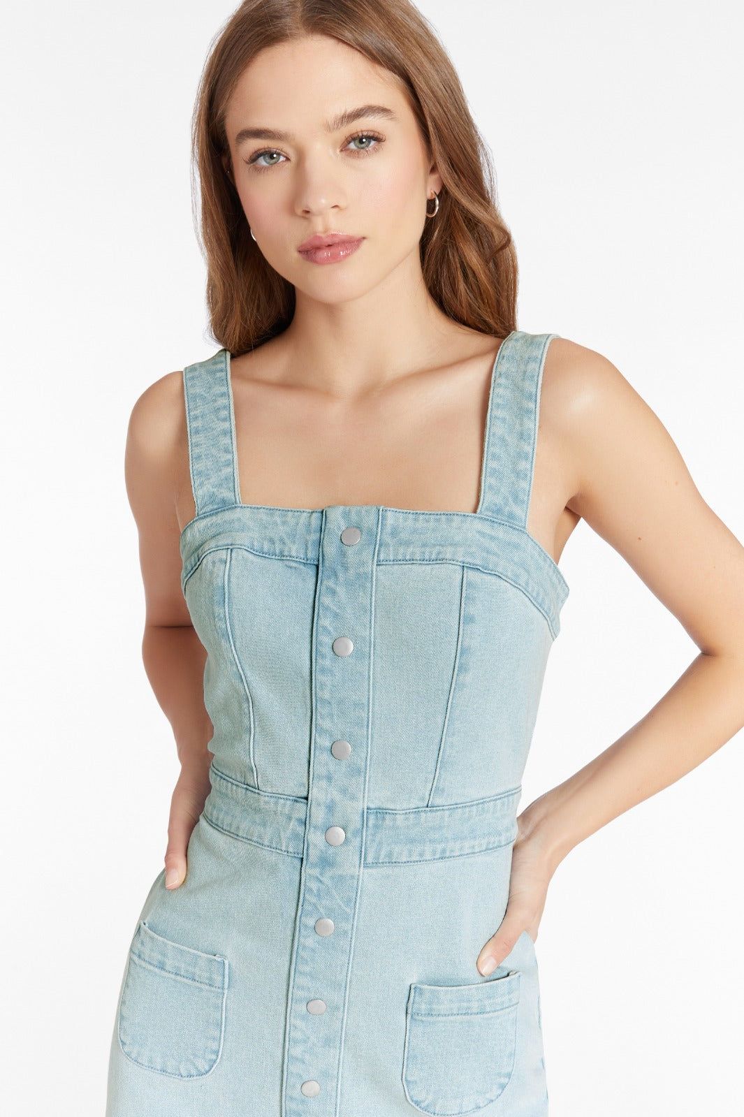 Archie Denim Dress sold by Amanda Uprichard product image thumbnail 5