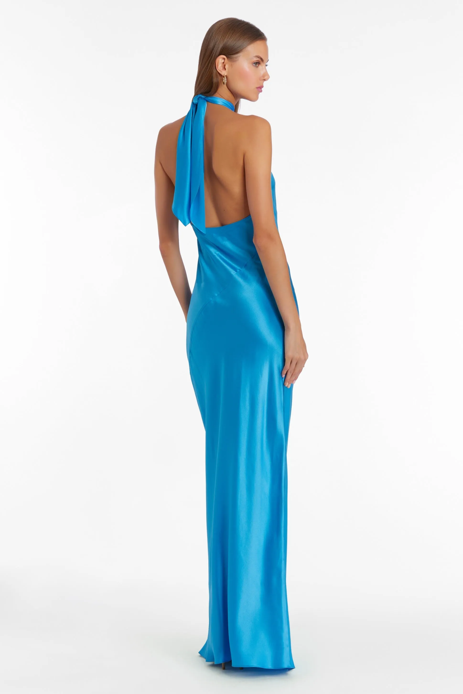 Jade Silk Maxi sold by Amanda Uprichard product image thumbnail 4