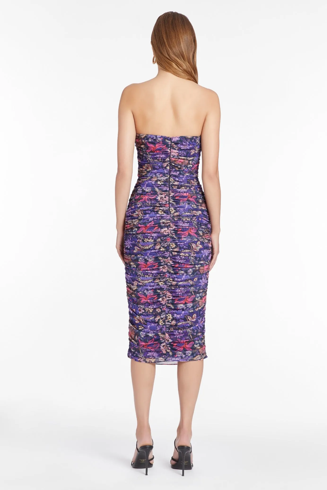 Lopez Dress in Printed Mesh sold by Amanda Uprichard product image thumbnail 5