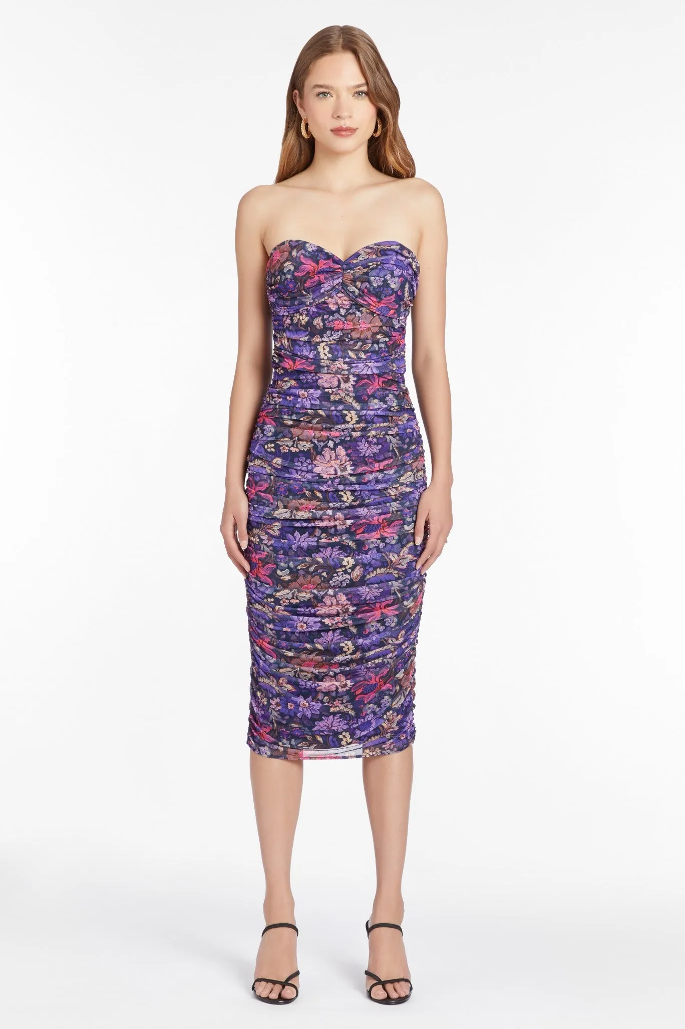 Lopez Dress in Printed Mesh sold by Amanda Uprichard product image thumbnail 3