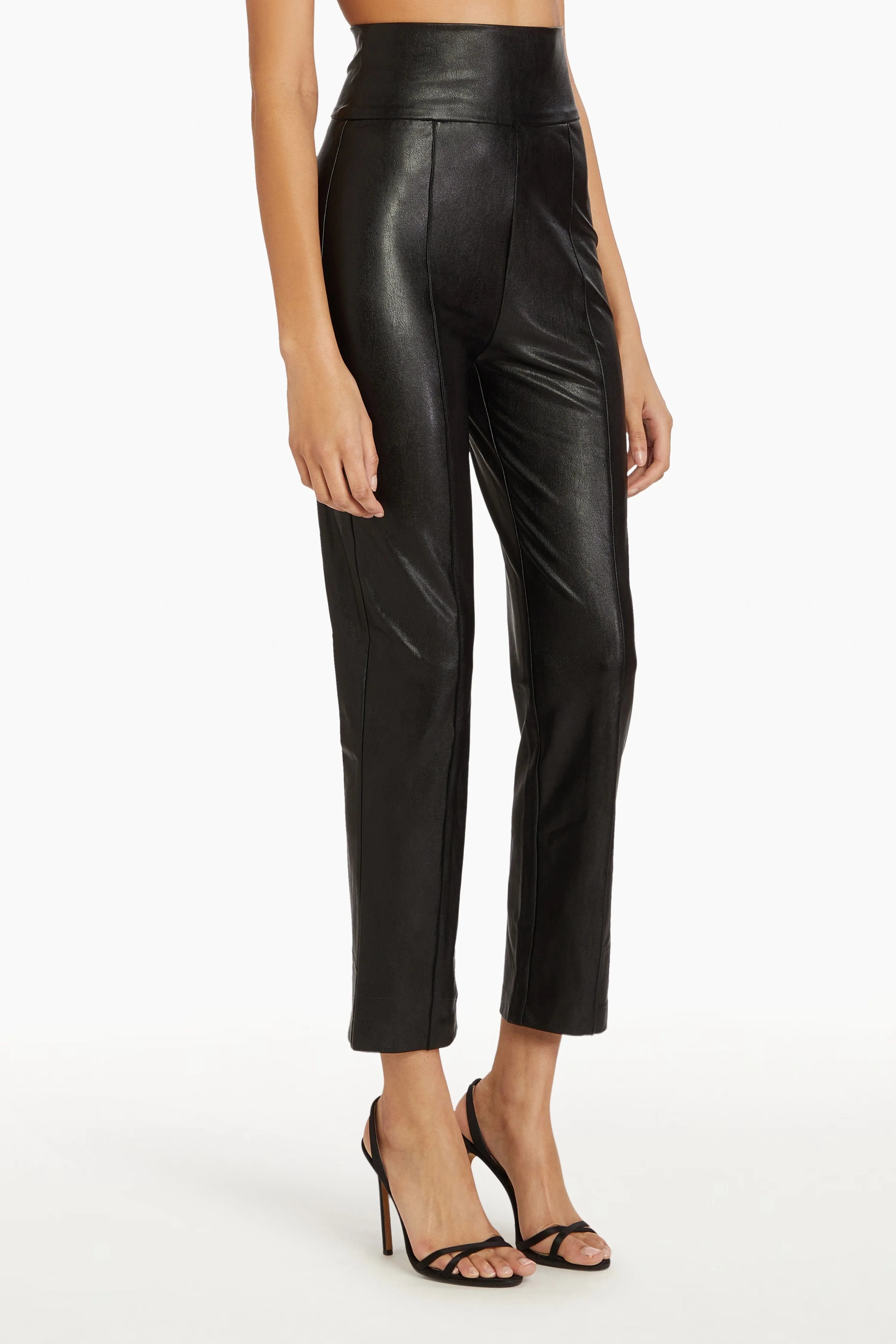 Romana Pants in Faux Leather sold by Amanda Uprichard product image thumbnail 2